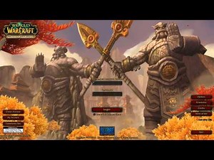 World of Warcraft Mists of Pandaria Login Screen