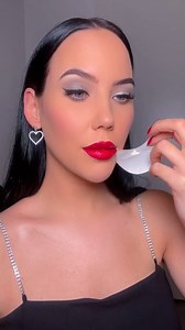 18K views · 629 reactions | Red glitter lips, cu'z why not?  #makeup #tutorial #lips #lipstick #redlips #reels | An Knook | Facebook