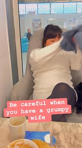 Grumpy wife #fypシ゚viralシfypシ゚viralシalシ #followerseveryone #together #blessed #travel #couplecomedy #highlights | Gemmarie Page