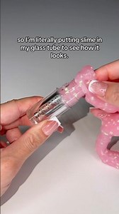 My lipgloss is comparable to slime 😅 #shorts #lipgloss