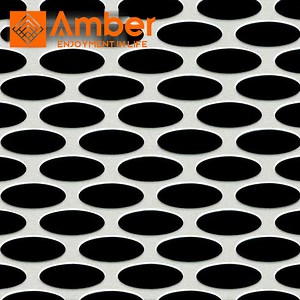 [Hot Item] Punching Plate Oval Hole Perforated Metal Sheet Aluminum Perforated Metal Sheet