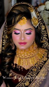 Ki bolbo Pink bride naki purple bride..,🥰 | Women Touch Beauty Parlour