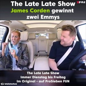 Ohrwurmgefahr! 😉 Die preisgekrönte The Late Late Show with James Corden gibt es nach wie vor von Dienstag bis Freitag im Original bei uns auf ProSieben FUN. | ProSieben FUN