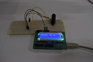 PSD測距センサで障害物との距離を測り、LCDに表示しよう | FABSHOP.JP -デジタルでものづくり！ ファブショップ ！
