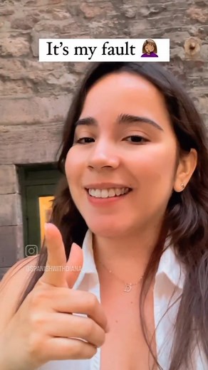 11K views · 109 reactions | No es mi culpa 路 #spanishschool #spanishonlinecourses #spanishonlineteacher #learnspanishwithdiana_ #spanishwithdiana_ #aprenderespañolonline #aprenderespanol #aprenderespanhol #aprenderespañol #learningspanishonline #learnspanishforfree #español #espagnol #espanhol | Spanish with Diana | Facebook