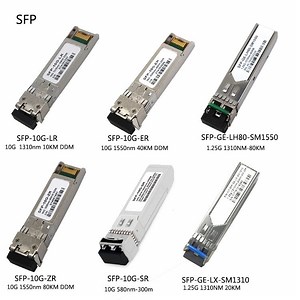 [Hot Item] 100Mbps 1.25g 10g SFP Module 20km Transceiver Bidi Single Dual Mode Lr Sr Fiber Optic SFP Module