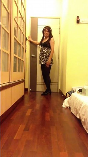 Short prom dress with black tights