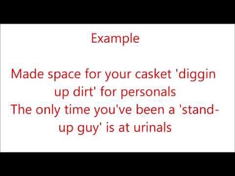 How to Rap - Wordplay (pt.1 - Double Meanings)