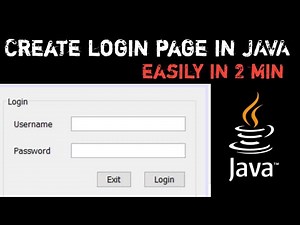 How to create Login Page in JAVA? Login form kaise banate hai ?