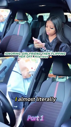 IGNORING GIRLFRIEND THEN FLIPPING HER OFF Hilarious 😱 #fyp #relax #prank #rkempiree #rkempireedits