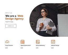 Web development agency - Template by Nicepage