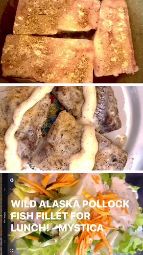 WILD ALASKA POLLOCK FISH FILLET FOR LUNCH! - MYSTICA | Mystica