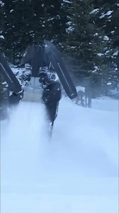 Dude's shredding some serious powder! Check out these crazy snowmobile stunts from an onboard view. Insane control in deep snow. #Snowmobile #Stunts #DeepSnow #WinterSports #Extreme | Snowmobile