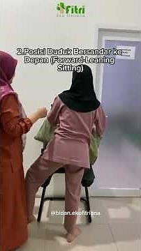 Giving birth in a birthing chair