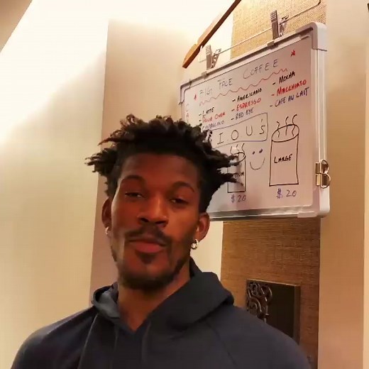 Coffee? Big Face Coffee only. ☕ #InternationalCoffeeDay #Coffee | Jimmy Butler | NBA