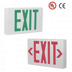 UL Standard Commercial Emergency LED Exit Sign Lights with Battery Backup