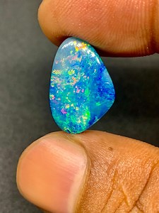Australian Gem Opal Doublet Size - 18.4x12.5x4mm Weight 8.7ct - Etsy