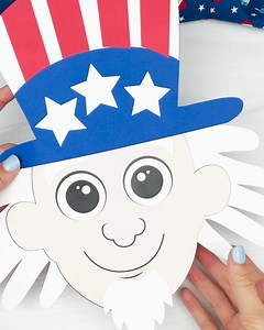 14K views · 11 reactions |  Uncle Sam Handprint Craft ✂️ Get the template on the blog | Simple Everyday Mom | Facebook