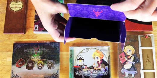 Unboxing Nintendo Switch Limited Edition Labyrinth of Refrain: Coven of Dusk