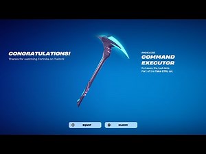 How To Get Command Executor Pickaxe For FREE! (Fortnite Mayhem Twitch Drops Rewards)