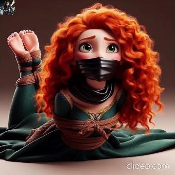 Brave Princess Merida Tied Up and Gagged | Superheroine Captured and Tied Up | Brave