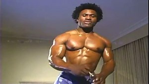 Young Bodybuilder Muscle Tease