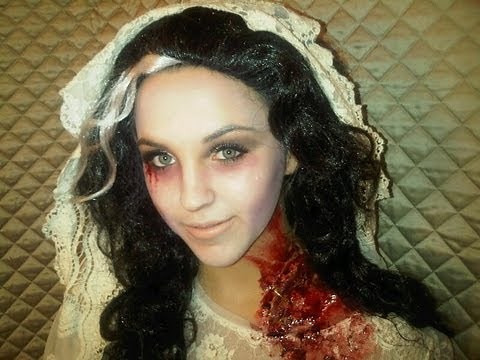 Zombie Bride Halloween Makeup!
