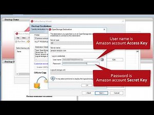 How to backup to Amazon S3 using Veritas System Recovery 18