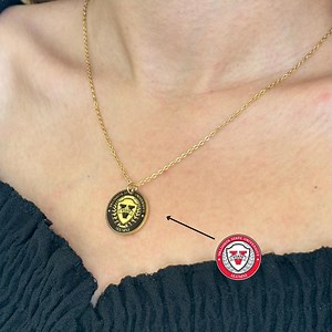 Custom Logo Necklace, College Graduation Necklace, Personalized Gift, Company Logo Jewelry, University Graduation Gifts for Her - Etsy