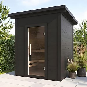 [Hot Item] Modern Standalone Wooden Infrared Sauna Designed for Personal or Small Group Use with Generador De Vapor