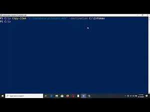 La commande Copy Item en PowerShell