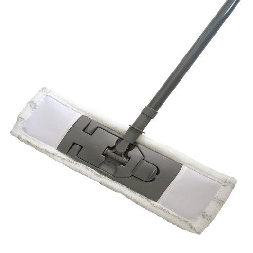 HUADI - microfiber flat mop with soft grip handle