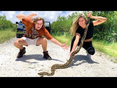 TAKING MY SISTER PYTHON HUNTING !
