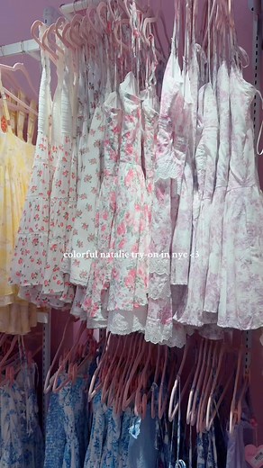 Colorful Natalie try on in nyc 🧸🌟 | Kristen Blake