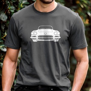 1960 Corvette T-shirt: Classic Car Lover Unisex Tee - Etsy