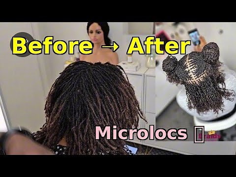 1 Year Microlocs Journey with Extensions | Before & After Results | QVR hair update