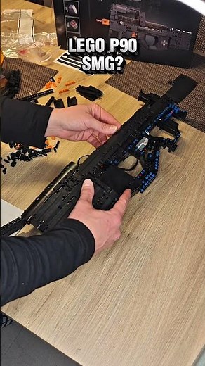 Building a LEGO P90 SMG? #lego #satisfying #toys