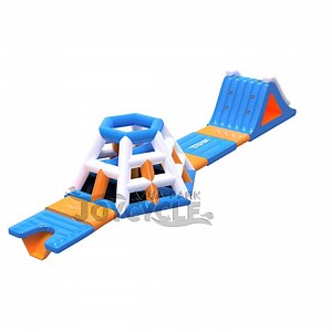 [Hot Item] Floating Inflatable Water Obstacle Course for Adult and Kids