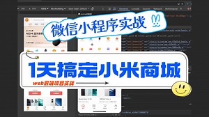手把手搭建小米商城小程序版Node.js   MySQL   Vant UI 实战