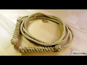 Jump rope- made out of rope