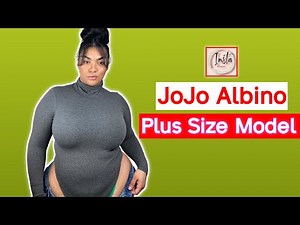 Jojo Albino 🇺🇸...| Gorgeous American Plus-size Model | Beautiful Curvy Fashion Model | Biography
