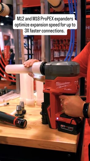Milwaukee tool M12 and M18 ProPex expanders
