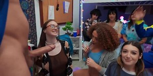 Hazel Moore, Willow Ryder, Violet Gems Dormitory Delights