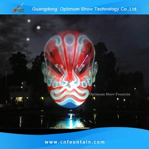 [Hot Item] Outdoor Customized Laser Water Screen Movie 3D Hologram Projector Fountain