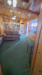 Check out our Dockaminium at the Beautiful Lake Murray just outside of Ardmore, Oklahoma 3 bedrooms / 2 bathrooms Full kitchen Washer/Dryer Propane Grill Call today to book! (580) 223-0088 #cabinlife #cabin #vacation #lakeview #lakelife #Oklahoma #FallVibes #winter | Lake Murray Floating Cabins