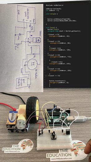 DC Motor Speed control Arduino #robot #arduino #electronics #engineering #diy #engineer #electrical #electrician #tmeeducation #education | Upload Ideas with Itamar