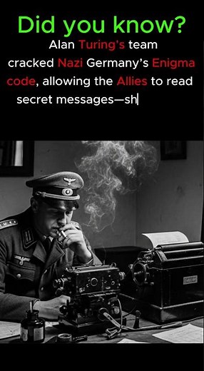 The Day Enigma’s Secrets Were Finally Exposed enigma machine, ww2 codebreakers #ww2 #ww2stories