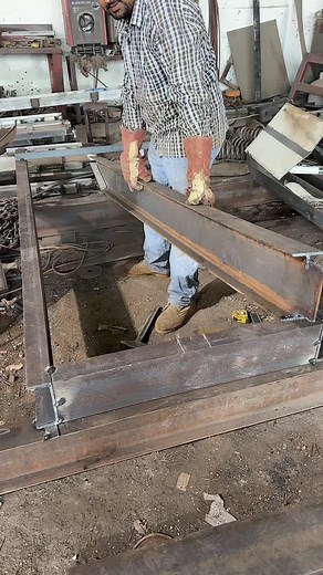 Metalworking Techniques in an Industrial Workshop