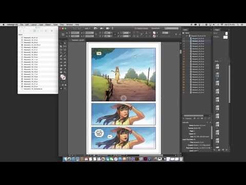 How to set up your lettered comic book pages for review and for print