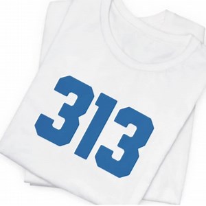 Detroit 313 Pride Unisex Tee, Area Code T-shirt, Michigan Apparel, Detroit City Tee, Motor City Shirt DET DTW - Etsy